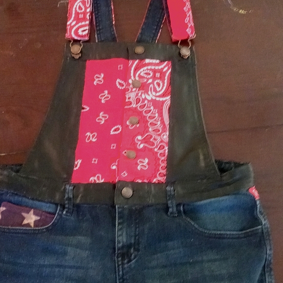 One of a kind Custom Overalls - Picture 2 of 2